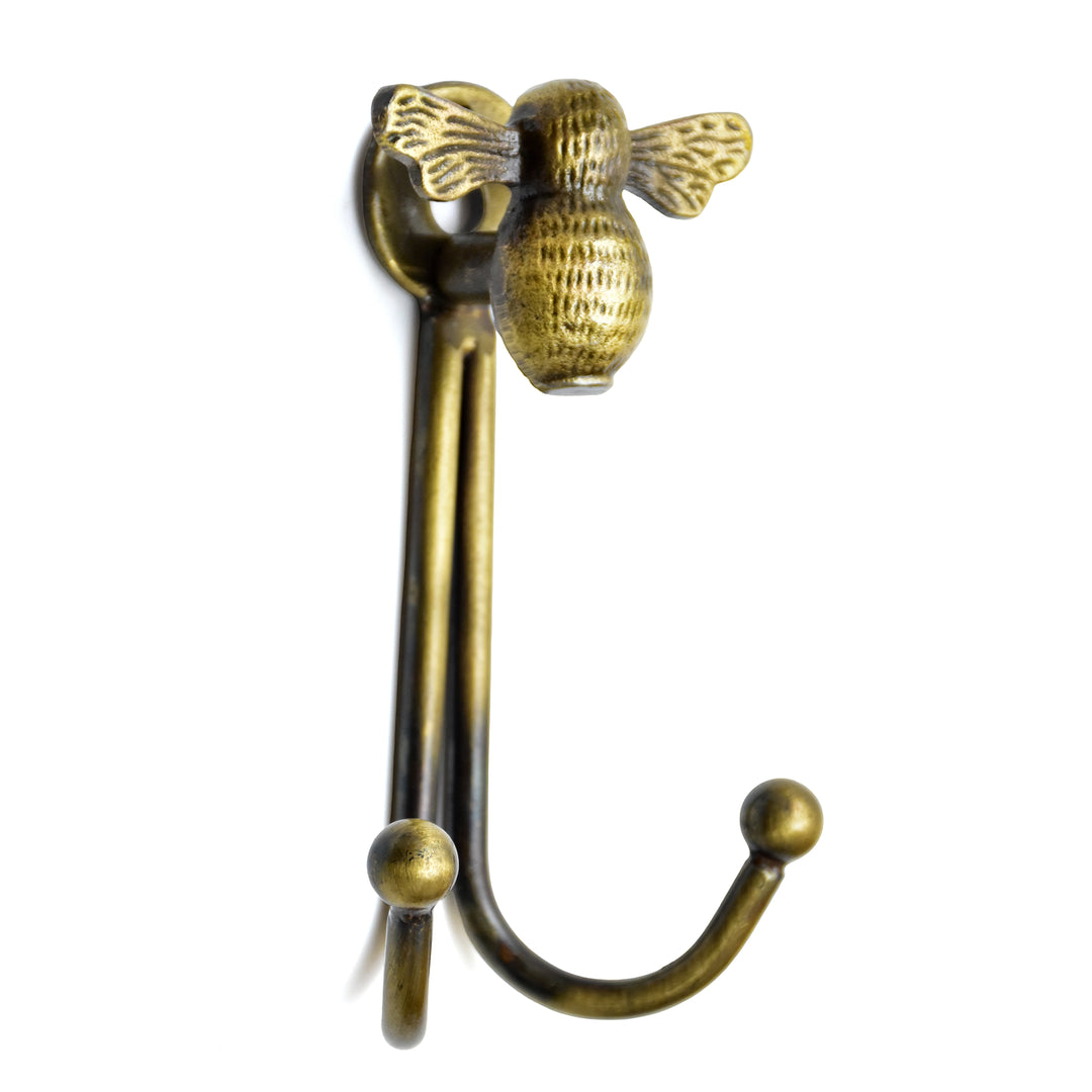 Single Antique Brass Insect &amp; Animal Wall Hook for Wall | Double Antique Brass Insect and Animal Wall Hook for Wall | Metal Animal Hook