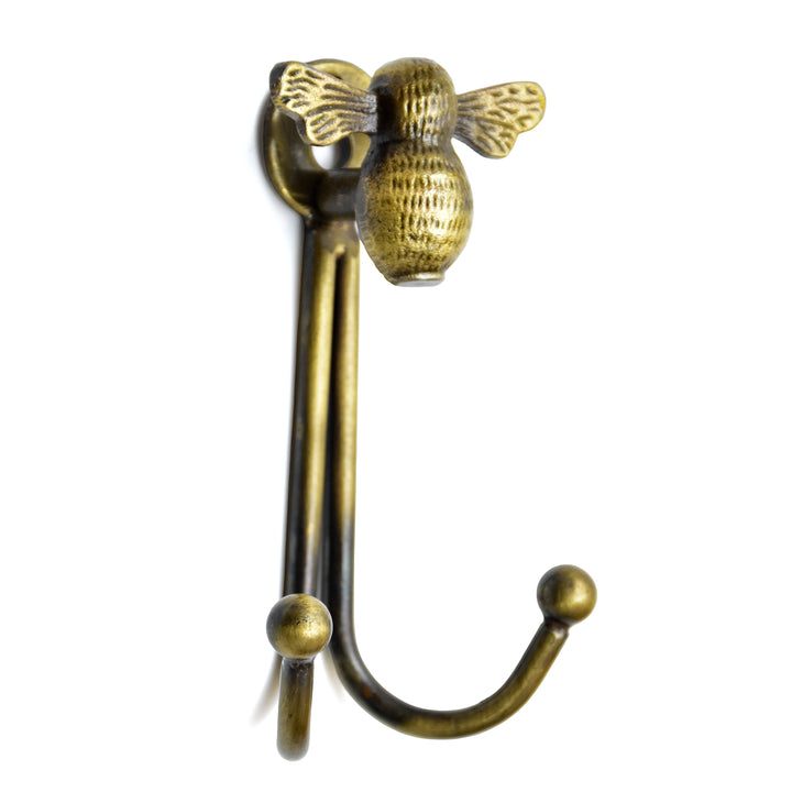 Single Antique Brass Insect &amp; Animal Wall Hook for Wall | Double Antique Brass Insect and Animal Wall Hook for Wall | Metal Animal Hook