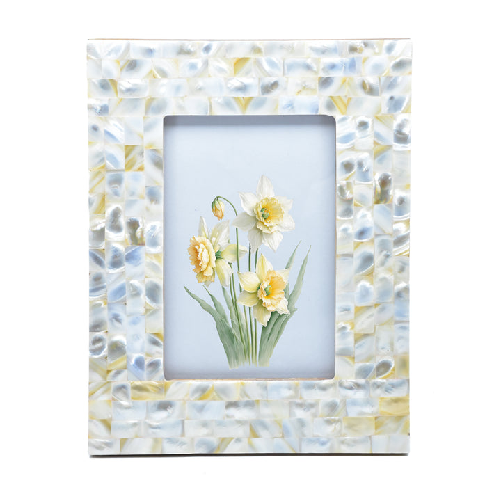 Handmade Bone Photo Frame | Intricate Carved Picture Frame | 4x4 &amp; 6x4 Inch | SHILPWARE