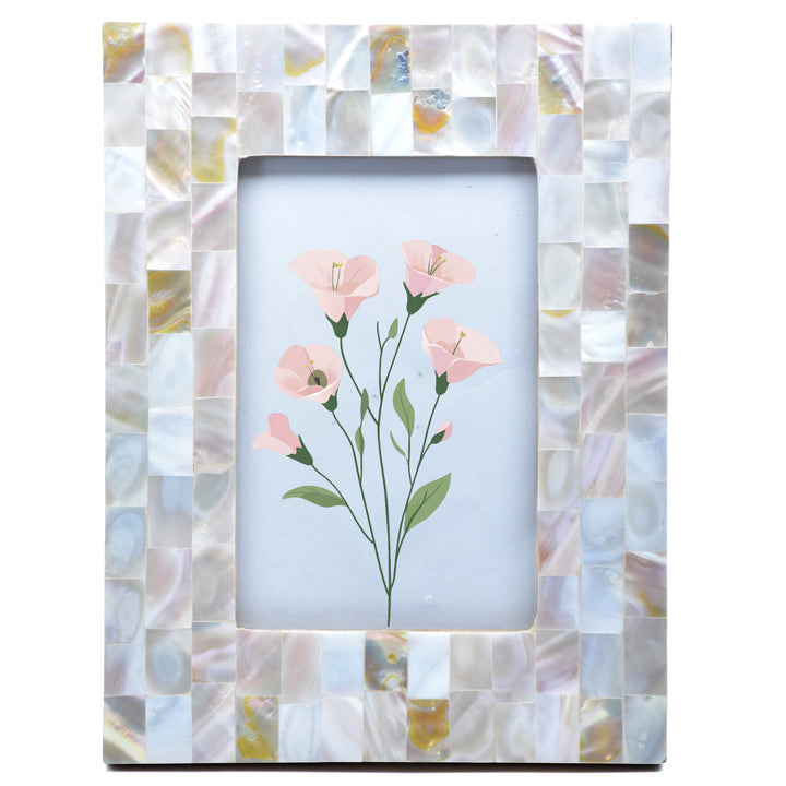 Handmade Bone Photo Frame | Intricate Carved Picture Frame | 4x4 &amp; 6x4 Inch | SHILPWARE