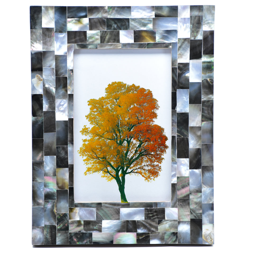 Handmade Bone Photo Frame | Intricate Carved Picture Frame | 4x4 &amp; 6x4 Inch | SHILPWARE