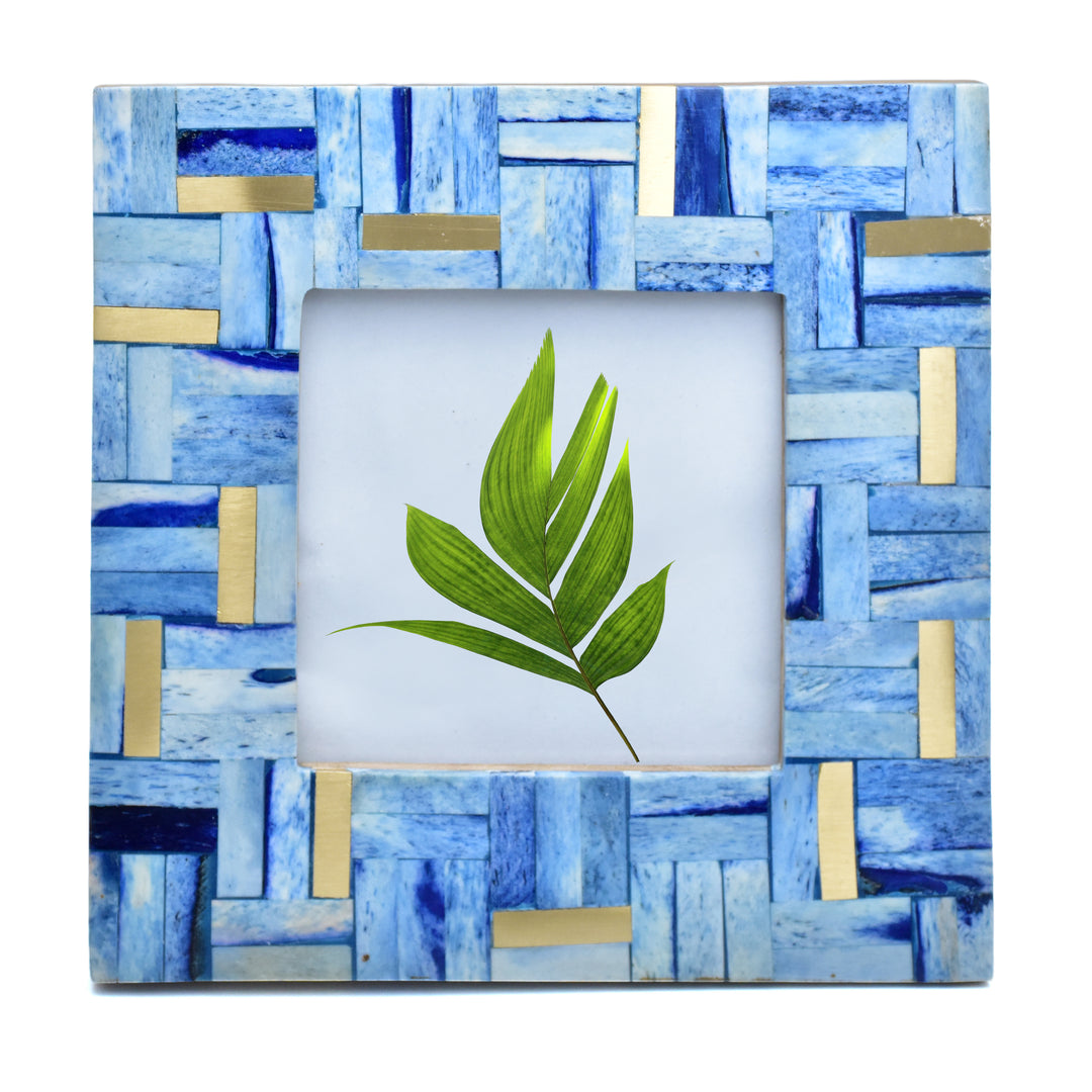 Handmade Bone Photo Frame | Indian Decor | 4x4 &amp; 6x4 Inch Picture Frame