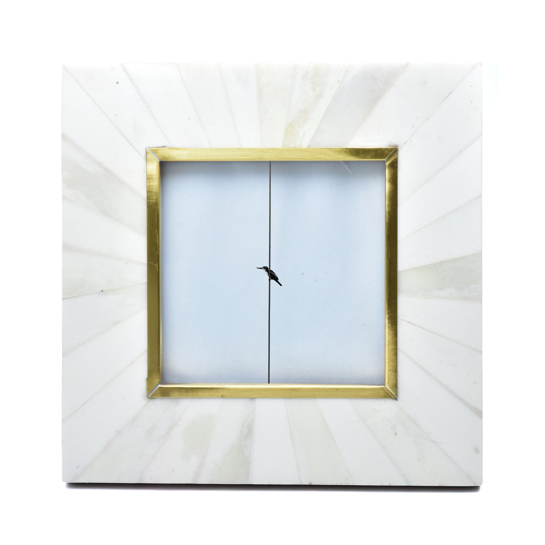 Handmade Bone Photo Frame | Indian Decor, 6x4 or 4x4 Inch | SHILPWARE