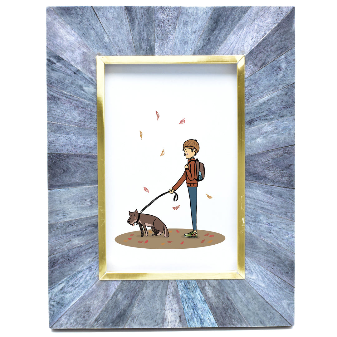 Handmade Bone Photo Frame | Indian Decor, 6x4 or 4x4 Inch | SHILPWARE