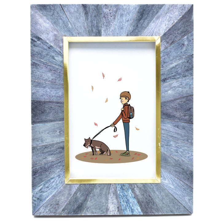 Handmade Bone Photo Frame | Indian Decor, 6x4 or 4x4 Inch | SHILPWARE