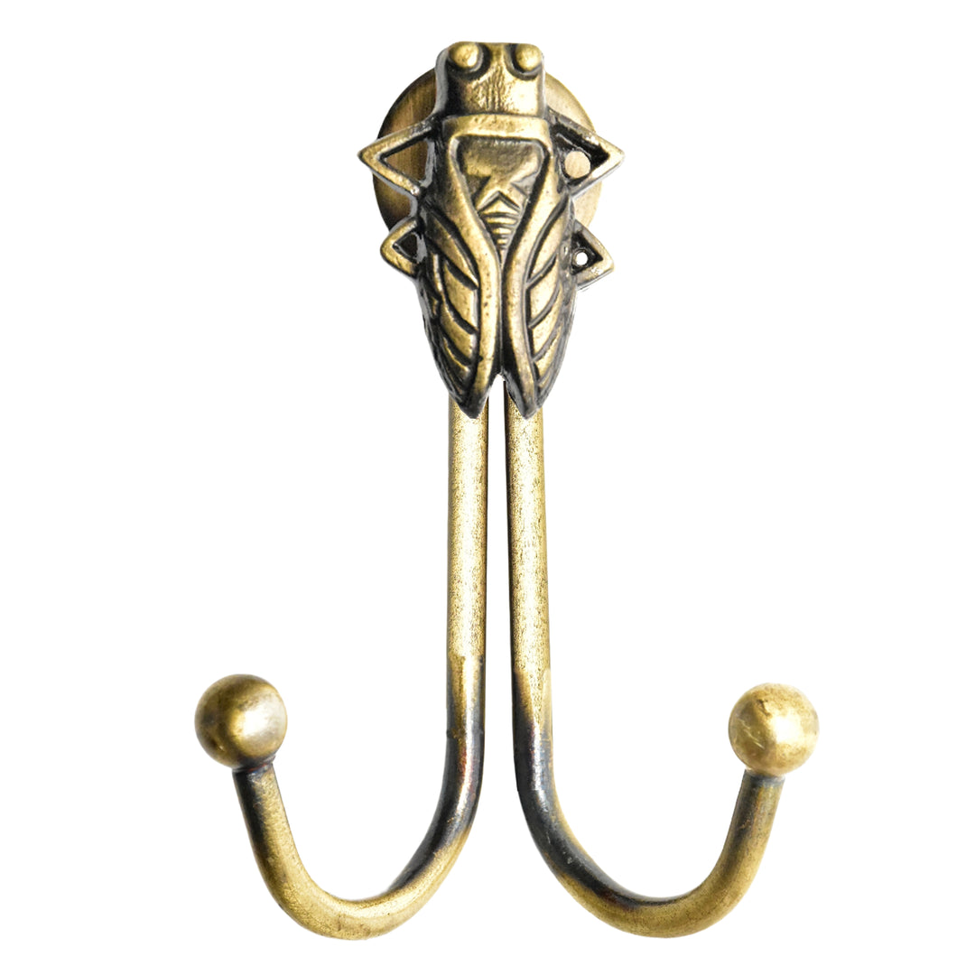 Animal Insect Wall Hooks Antique Brass | Metal Wall Hook