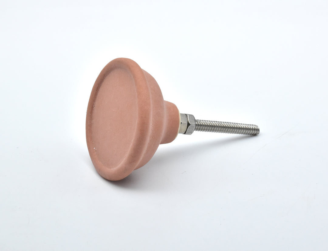 EXQUISITE FUNNEL SHAPE PASTEL COLOUR MATTE TERRACOTTA CABINET KNOBS