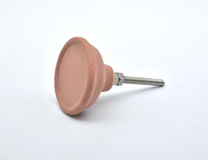 EXQUISITE FUNNEL SHAPE PASTEL COLOUR MATTE TERRACOTTA CABINET KNOBS