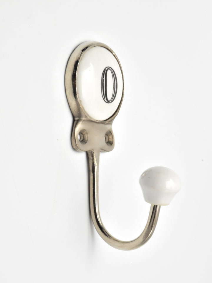 EXQUISITE CERAMIC ALPHABET LETTER WALL COAT AND KEY HOOK FOR HOME