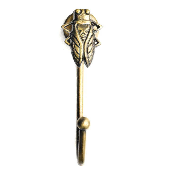Animal Insect Wall Hooks Antique Brass | Metal Wall Hook