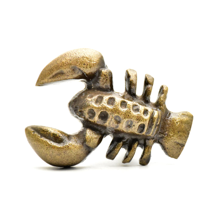 Brass Animal Drawer Knob | Handmade Iron Cabinet Pull | Bronze Knob | SHILPWARE