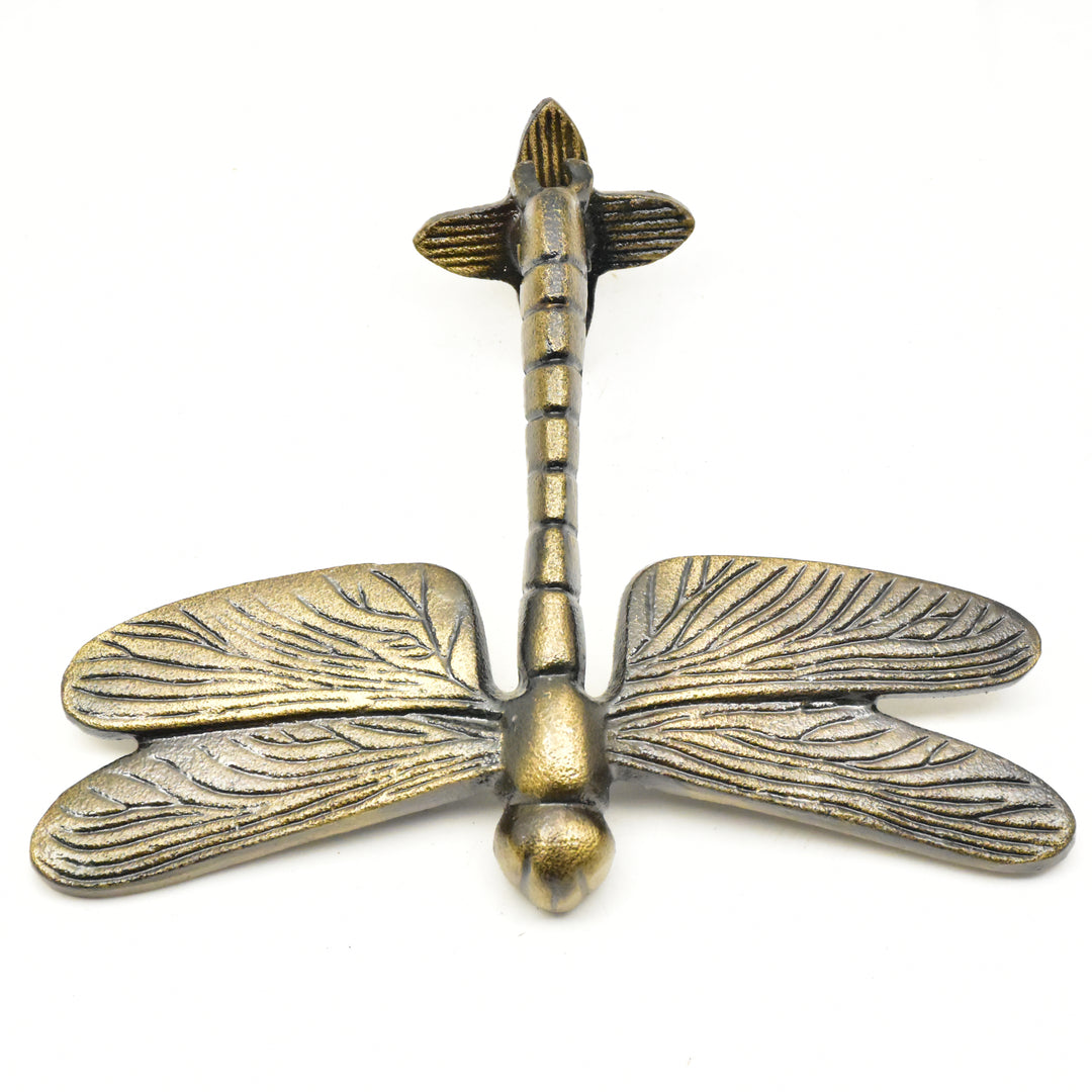 Handcrafted Antique Brass Owl Door Knocker | Rustic Home Decor | SHILPWARE