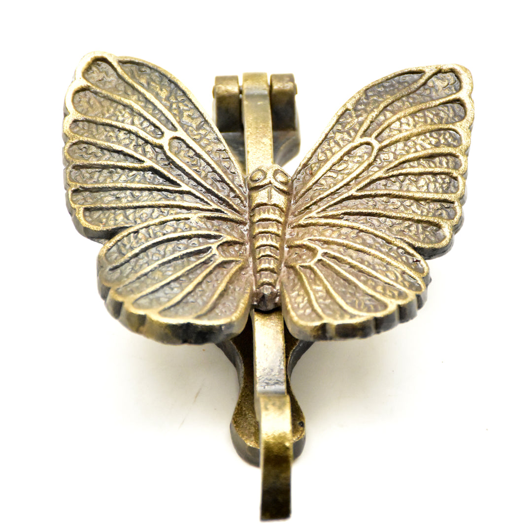 Handcrafted Antique Brass Owl Door Knocker | Rustic Home Decor | SHILPWARE