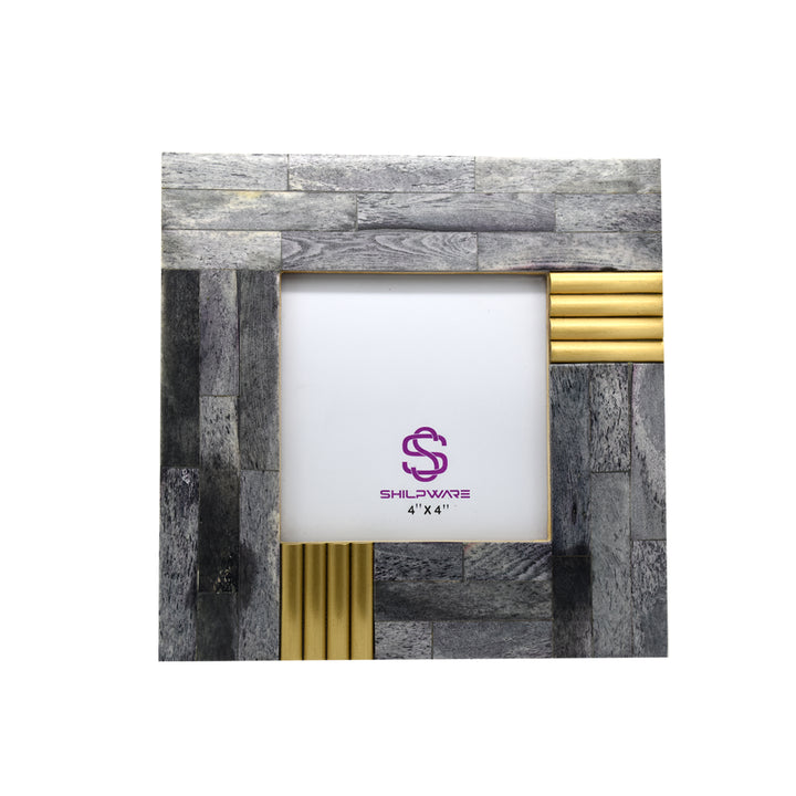 LUXURIOUS TIEL STYLISH BONE AND BRASS PHOTO FRAMES