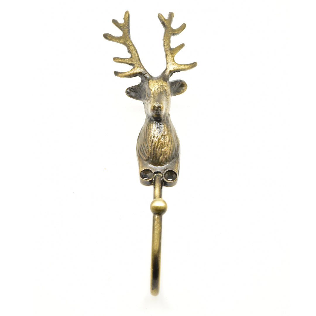 Antique Brass Animal Wall Hook | Decorative Metal Hooks | SHILPWARE