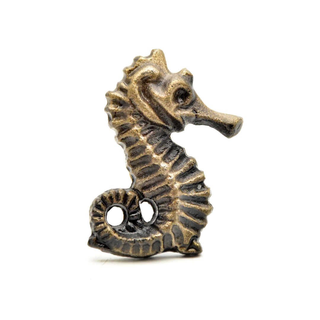 Brass Animal Drawer Knob | Handmade Iron Cabinet Pull | Bronze Knob | SHILPWARE