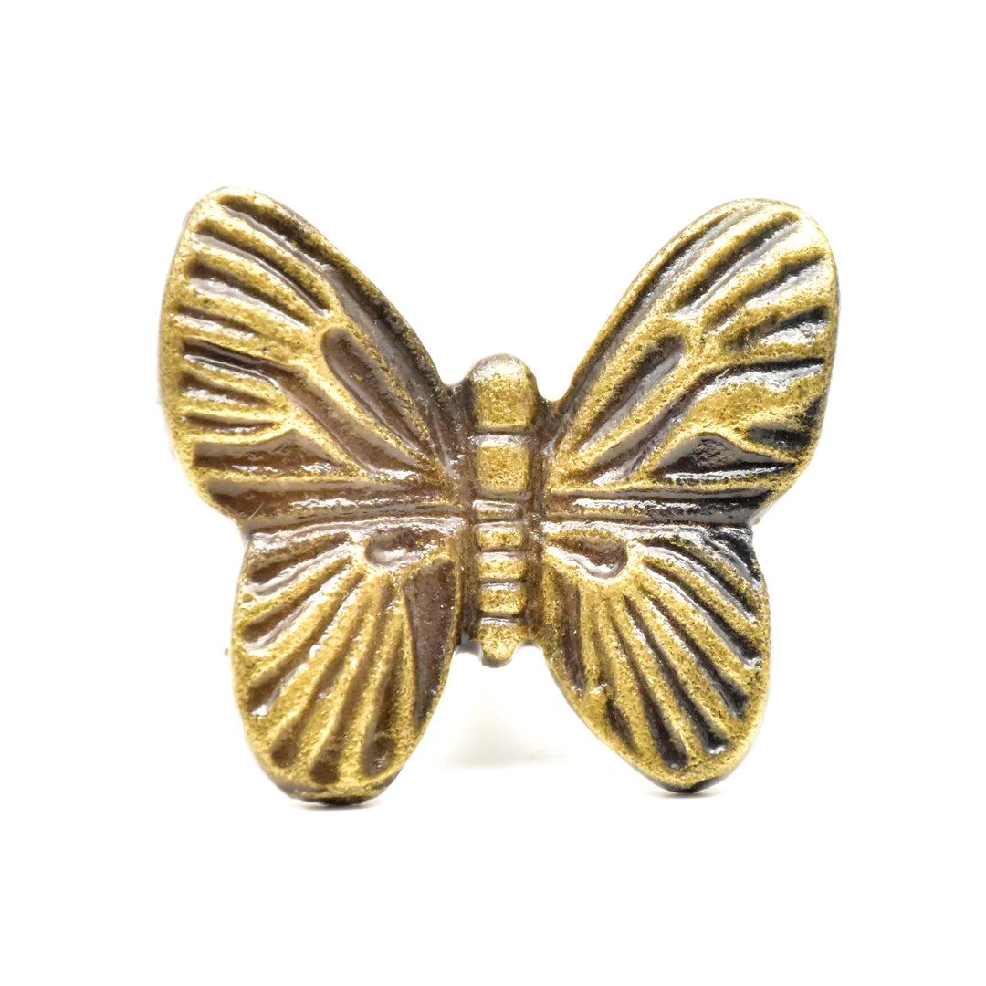Brass Animal Drawer Knob | Handmade Iron Cabinet Pull | Bronze Knob | SHILPWARE