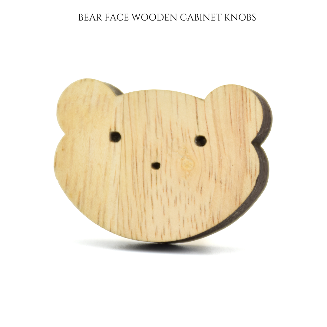Wooden Animal Shape Cabinet Knobs | Handmade Kids Drawer Pulls | Nursery Furniture handles | Shilpware