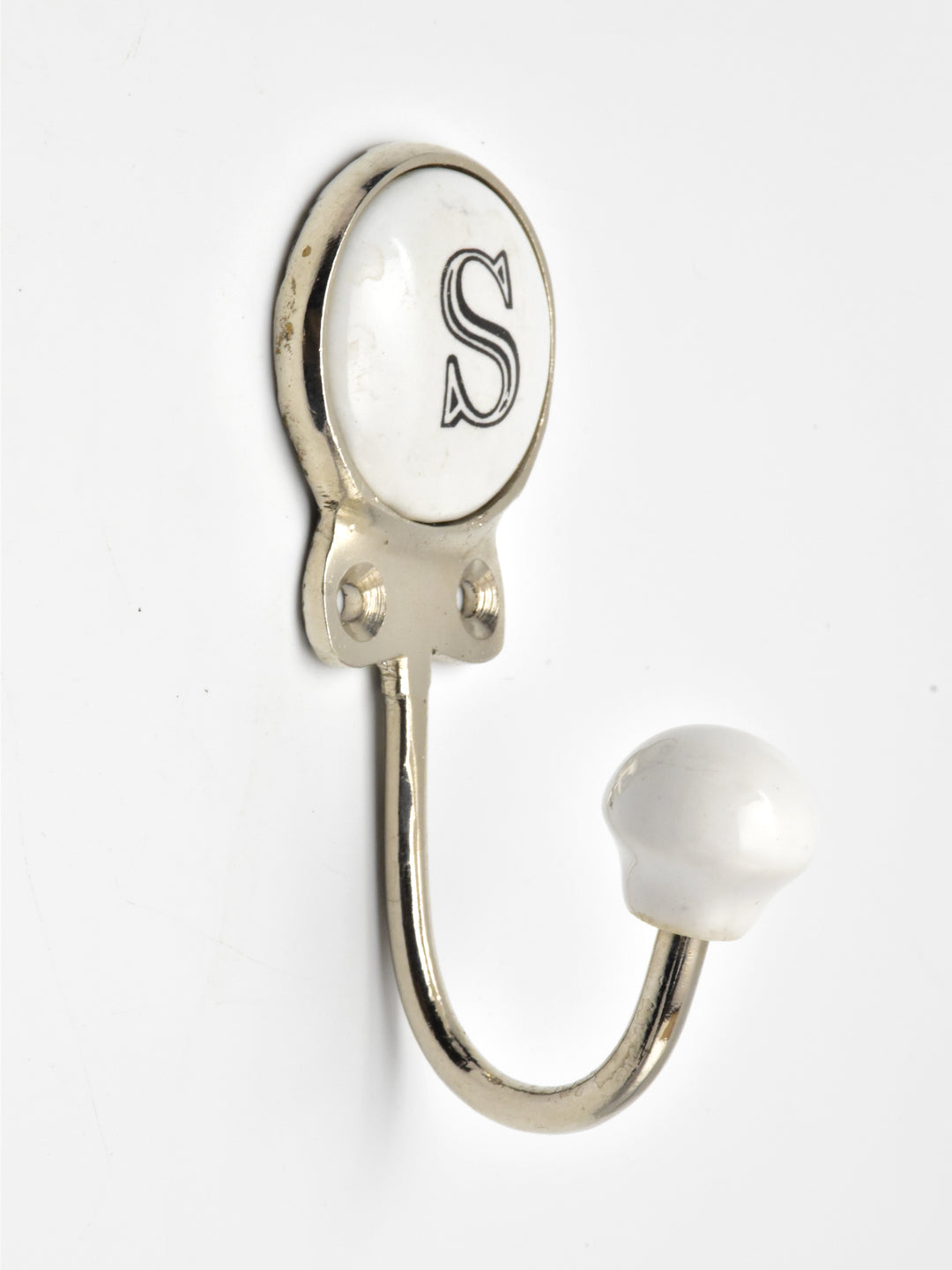 EXQUISITE CERAMIC ALPHABET LETTER WALL COAT AND KEY HOOK FOR HOME