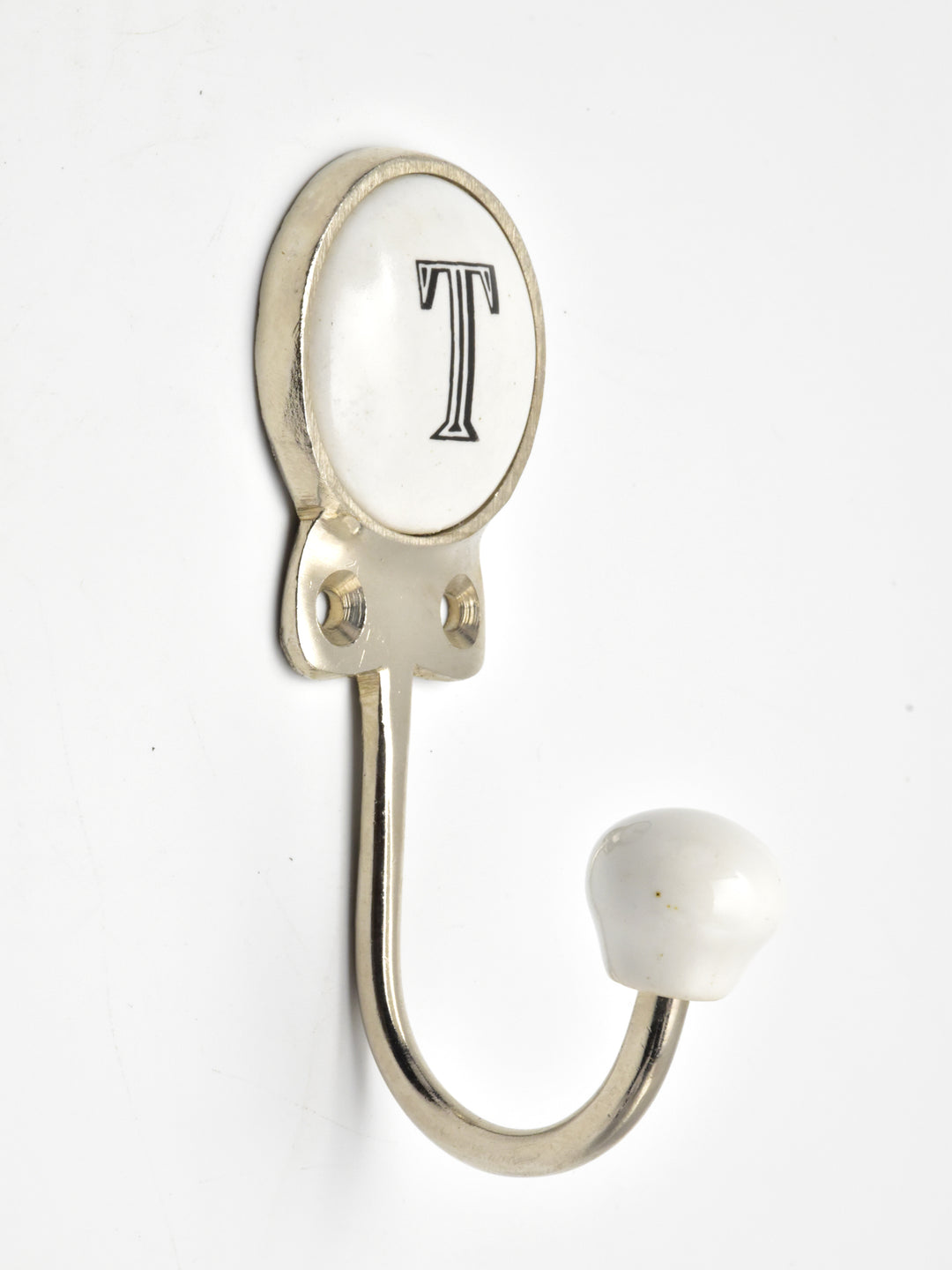 EXQUISITE CERAMIC ALPHABET LETTER WALL COAT AND KEY HOOK FOR HOME