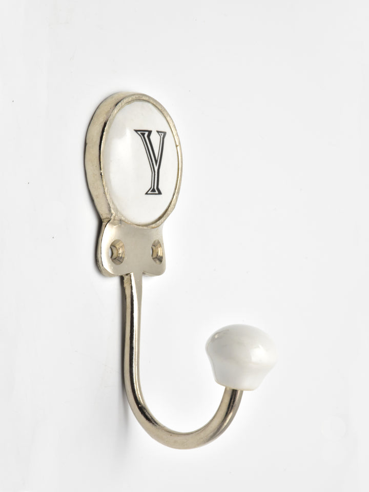 EXQUISITE CERAMIC ALPHABET LETTER WALL COAT AND KEY HOOK FOR HOME