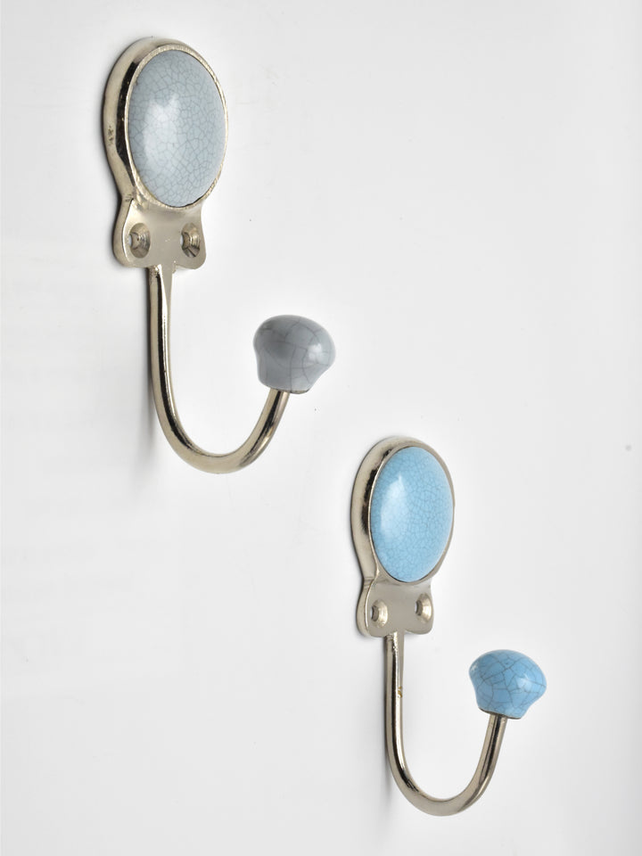 EXQUISITE CRACKLE CERAMIC WALL COAT AND KEY HOOK FOR HOME