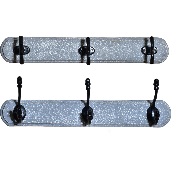 Textured Paint Coated Wooden Hook Set For Home | SHILPWARE