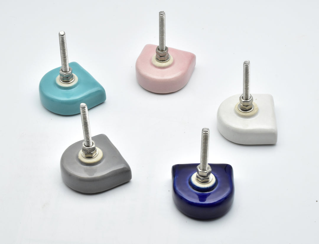 EXQUISITE U-SHAPE MULTI COLOR CERAMIC CABINET KNOBS