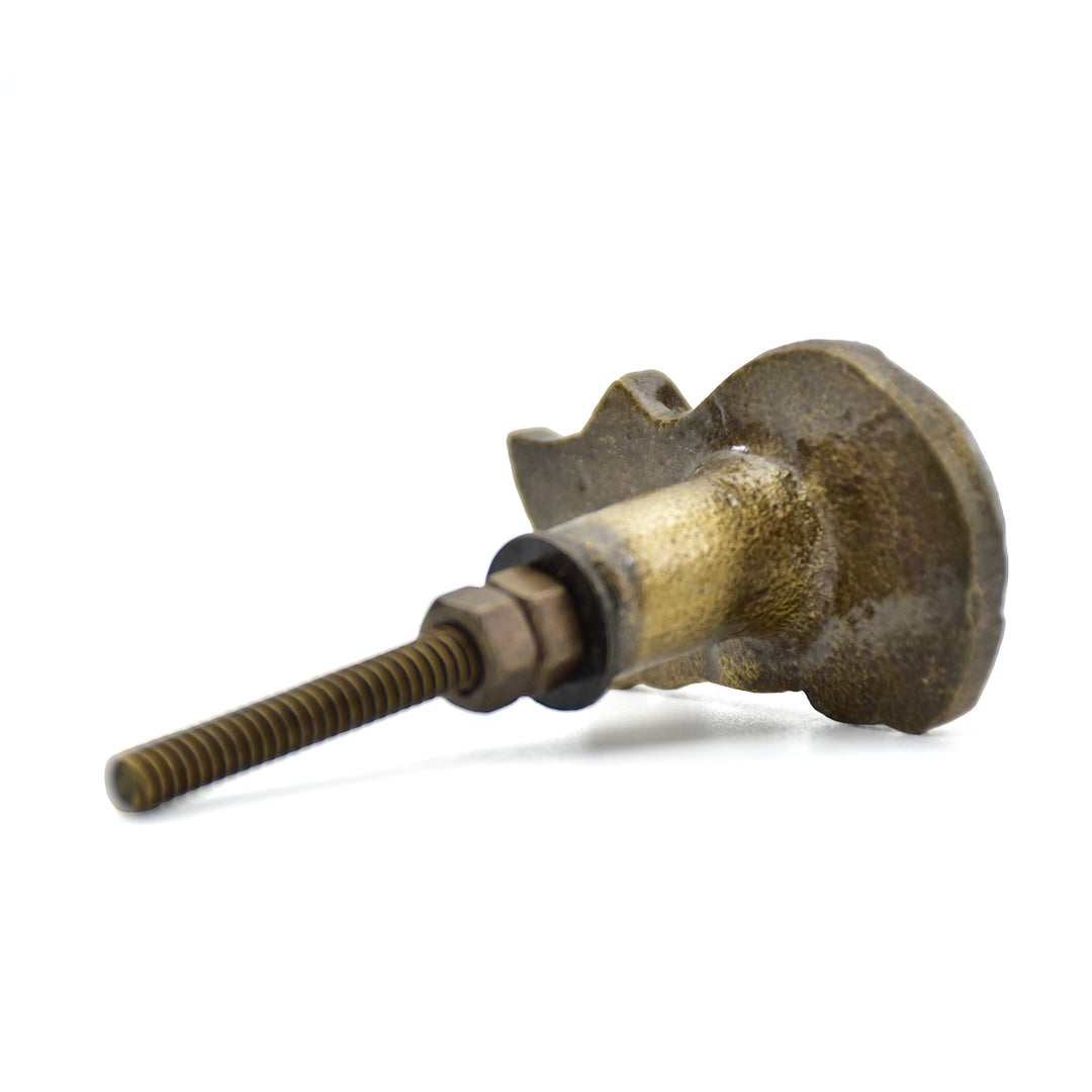 Brass Knobs | Elephant, Cat, Ribbon Knot &amp; Seahorse Drawer Pulls | Metal Animal Knob