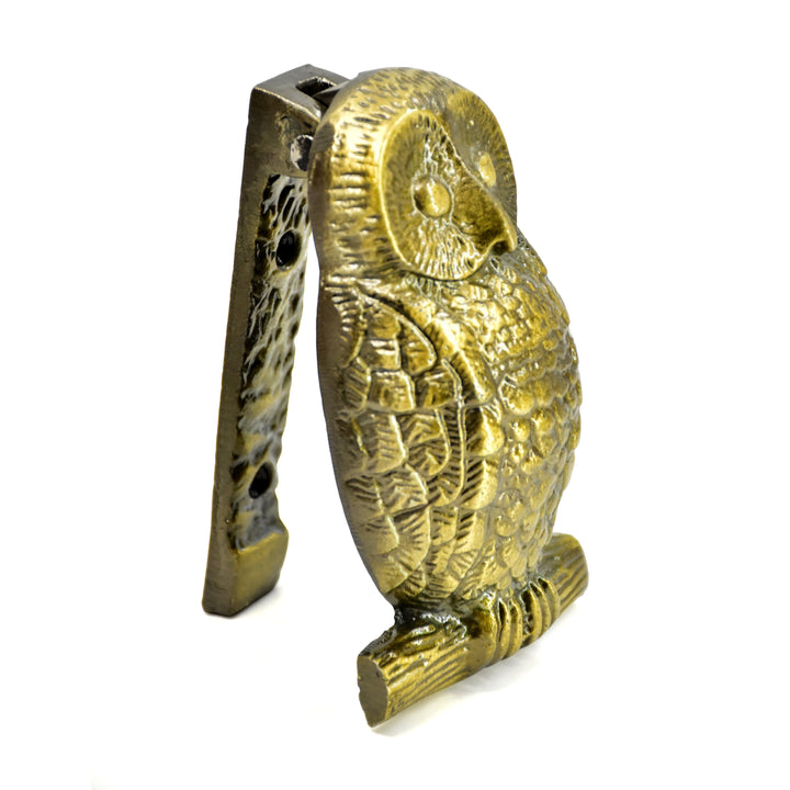 Handmade Brass Door Knocker | Dog, Owl, Shell Designs | SHILPWARE
