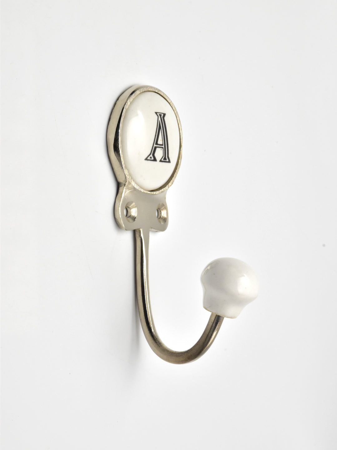 EXQUISITE CERAMIC ALPHABET LETTER WALL COAT AND KEY HOOK FOR HOME