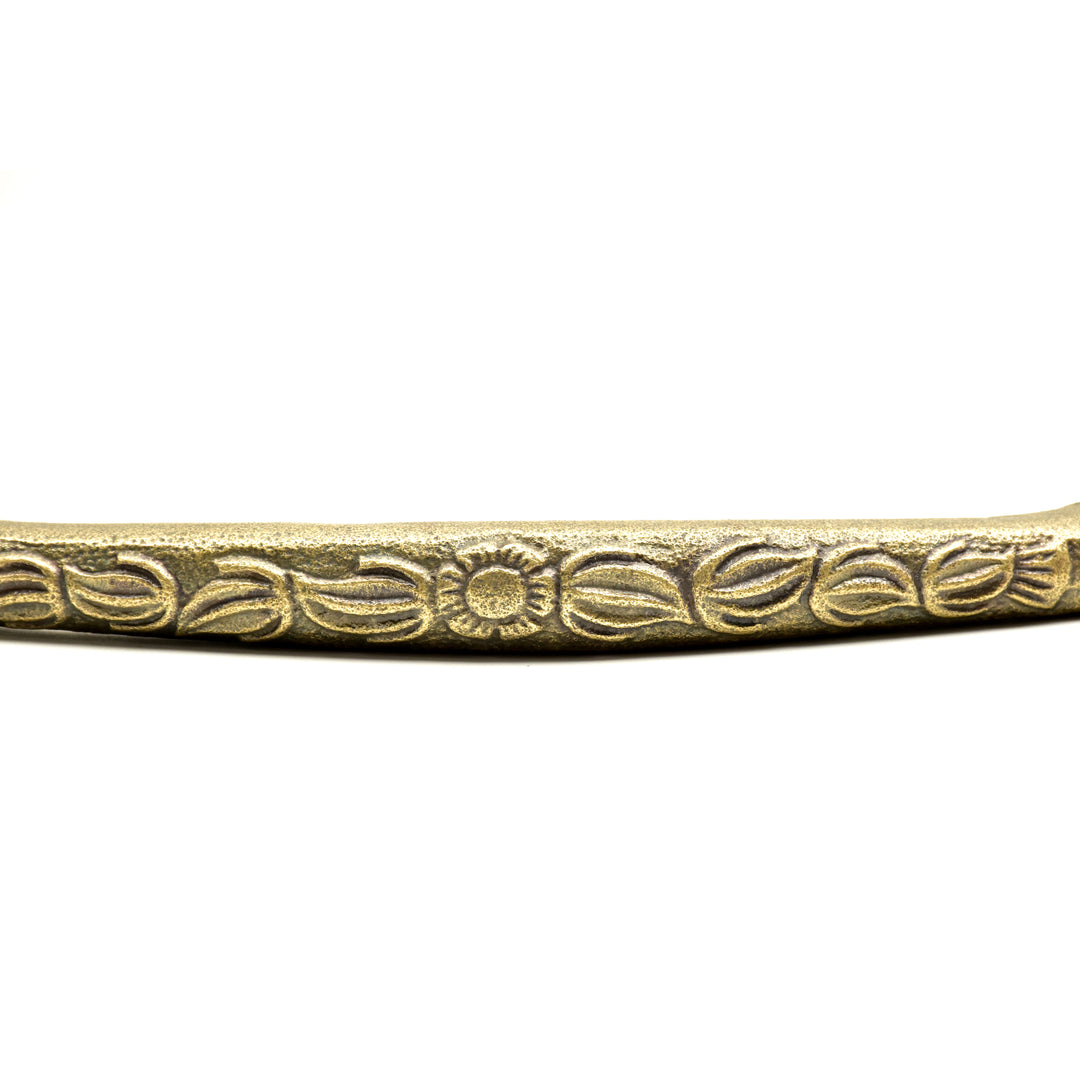 Handmade Antique Brass Twig Drawer Pull | Rustic Cabinet Handle | SHILPWARE