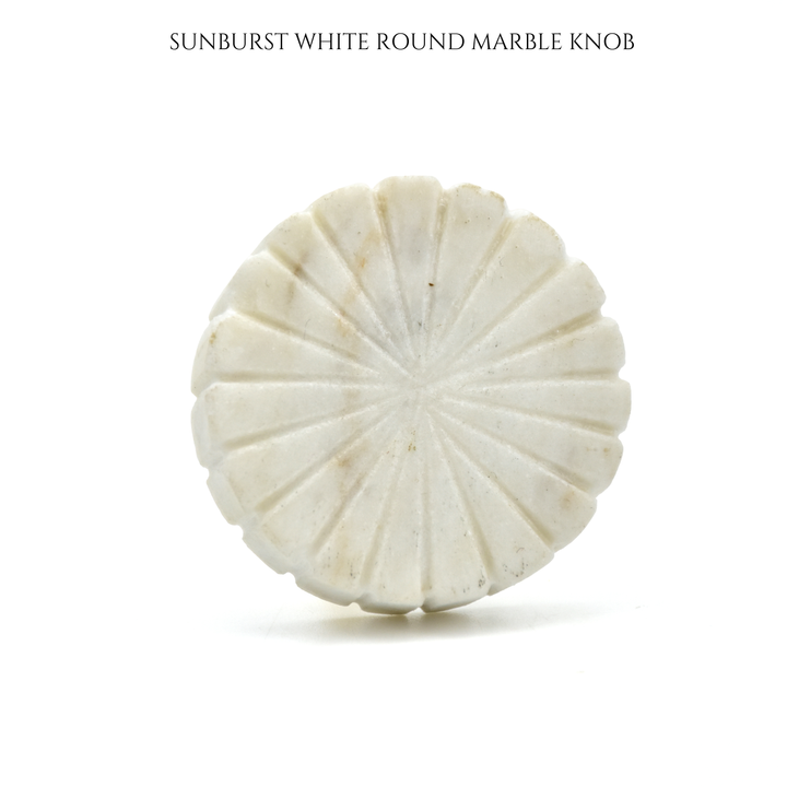 Round Textured Stone Drawer Knobs | Modern Kitchen | Hand Carved Marble Cabinet Knobs