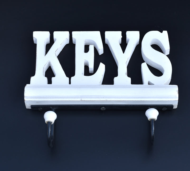 PREMIUM KEYS LETTER WOODEN HOOK SET FOR HOME