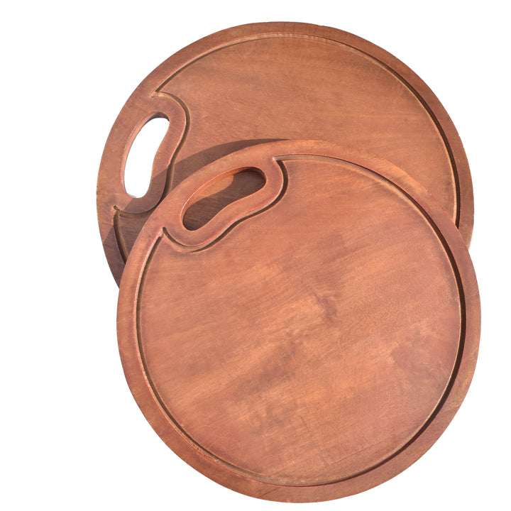 PREMIUM MANGO WOOD ROUND CHOPPING BOARD