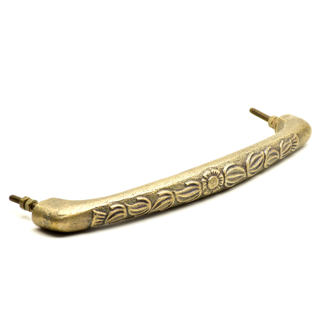 Handmade Antique Brass Twig Drawer Pull | Rustic Cabinet Handle | SHILPWARE