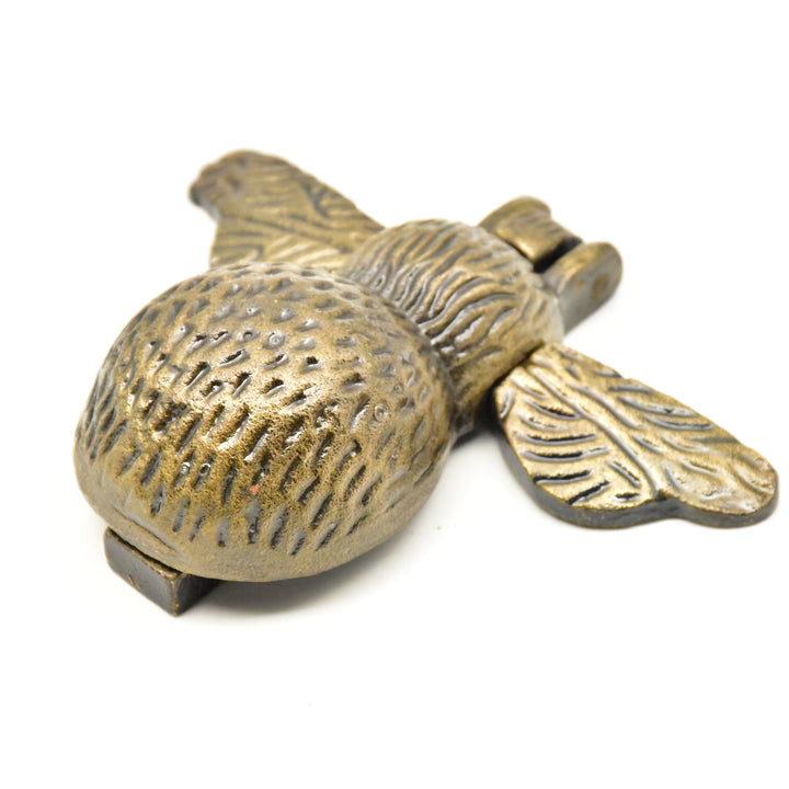 Handcrafted Antique Brass Owl Door Knocker | Rustic Home Decor | SHILPWARE