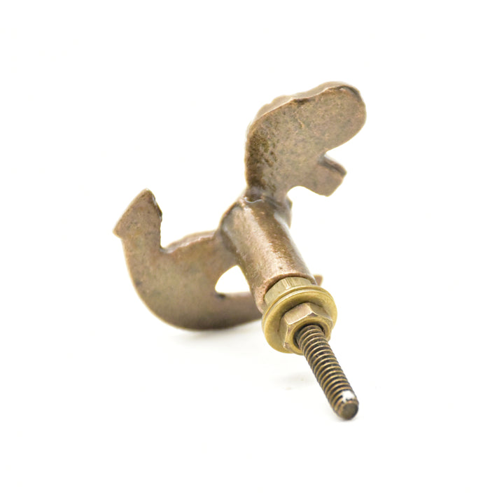 Antique Copper Floral Knob | Nautical Dresser Pull | SHILPWARE