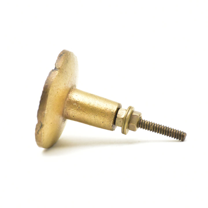 Antique Copper Floral Knob | Nautical Dresser Pull | SHILPWARE