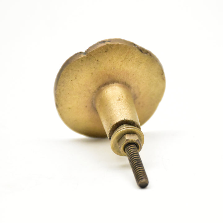 Antique Copper Floral Knob | Nautical Dresser Pull | SHILPWARE