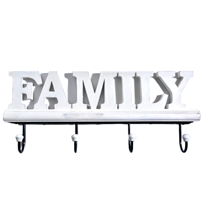 PREMIUM FAMILY LETTER WOODEN HOOK SET FOR HOME