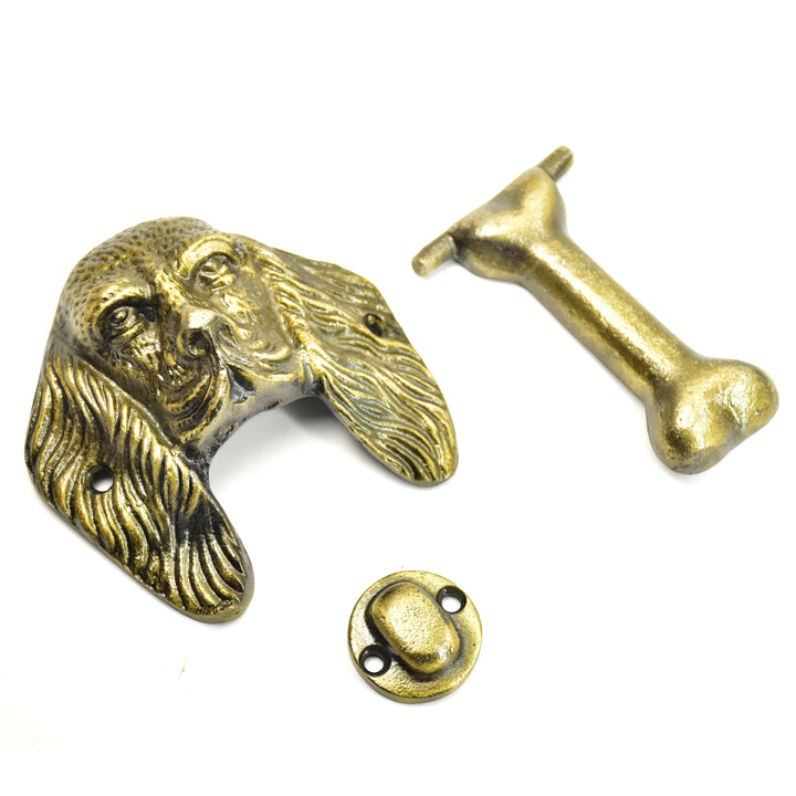 Handmade Brass Door Knocker | Dog, Owl, Shell Designs | SHILPWARE