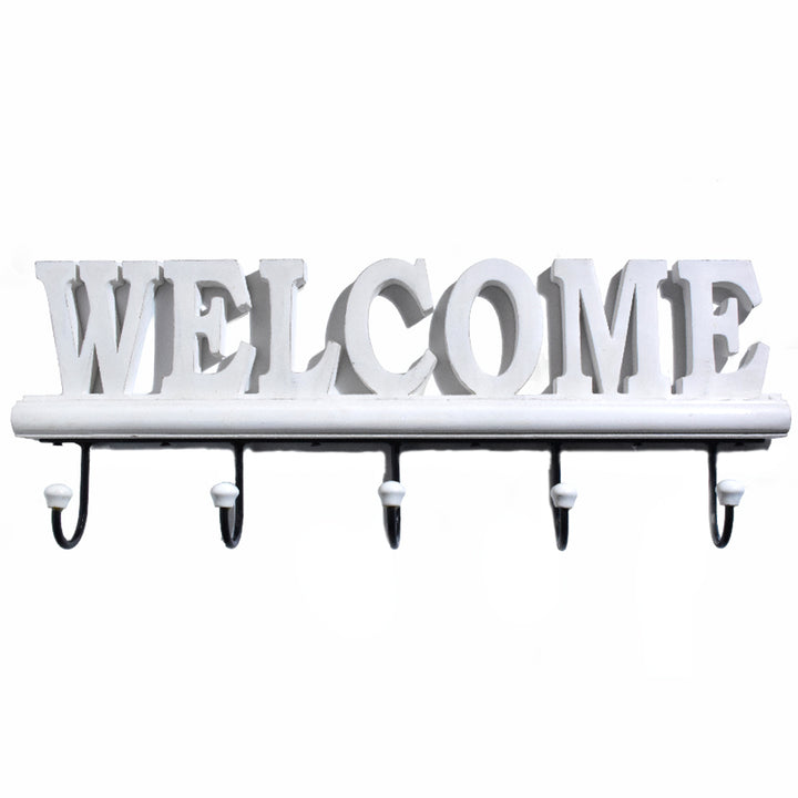 PREMIUM WELCOME LETTER WOODEN HOOK SET FOR HOME