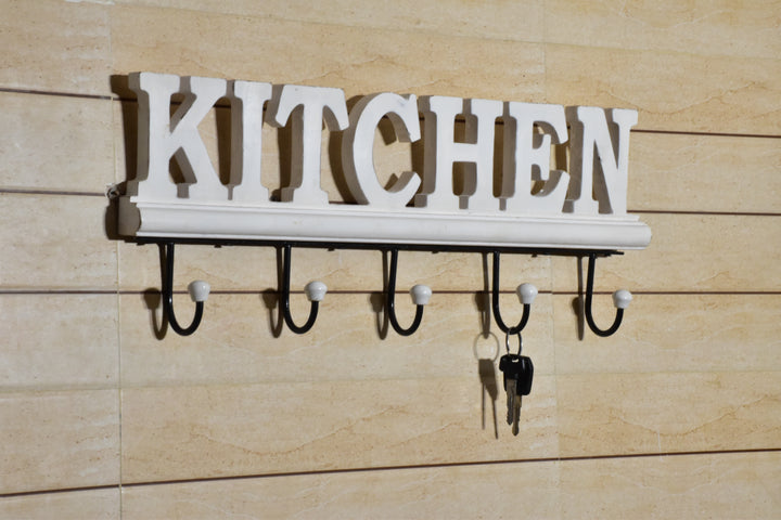 Welcome Letter Wooden Hook Set For Home | SHILPWARE