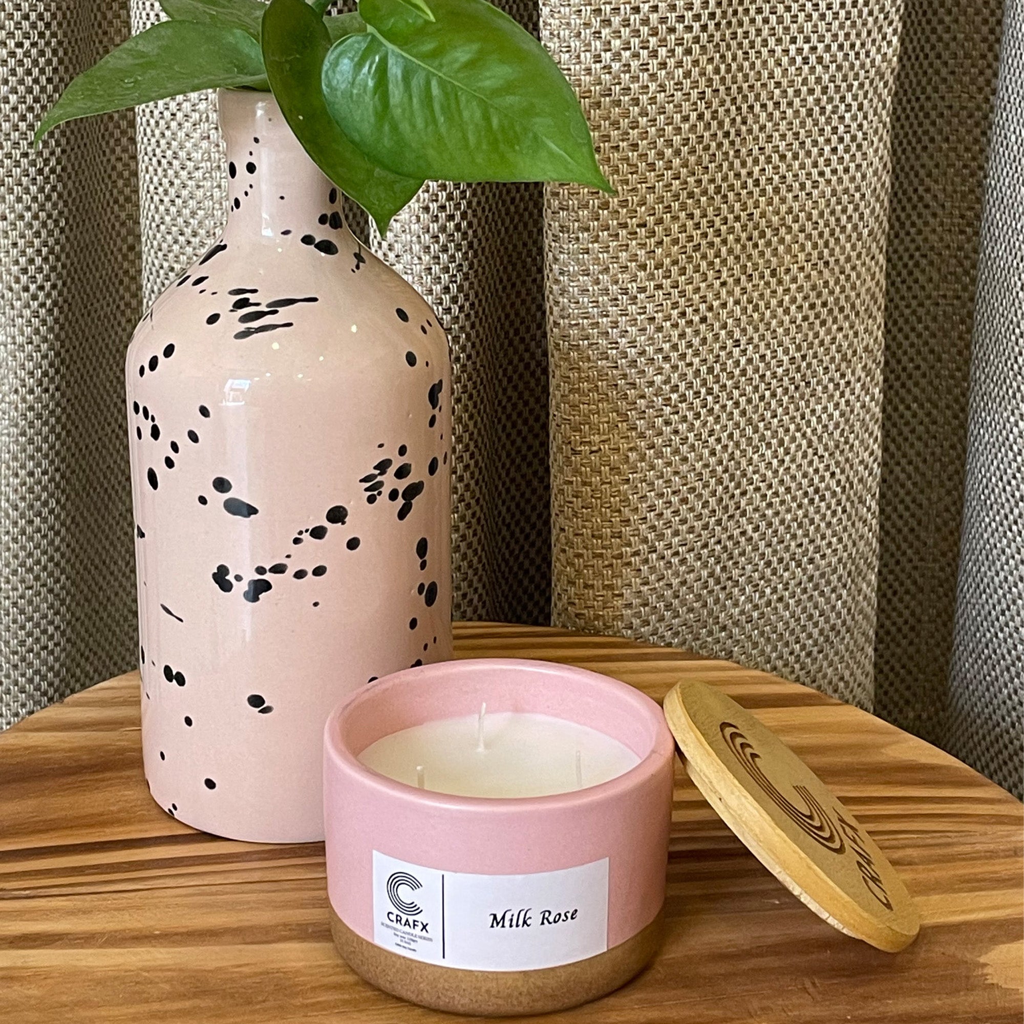 Plain Glaze Ceramic Jar Scented Candle with Natural Soy Wax | SHILPWAR ...