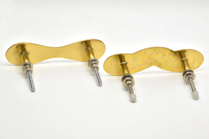 BUTTERFLY PEARL GOLD BRASS CUPBOARD HANDLES