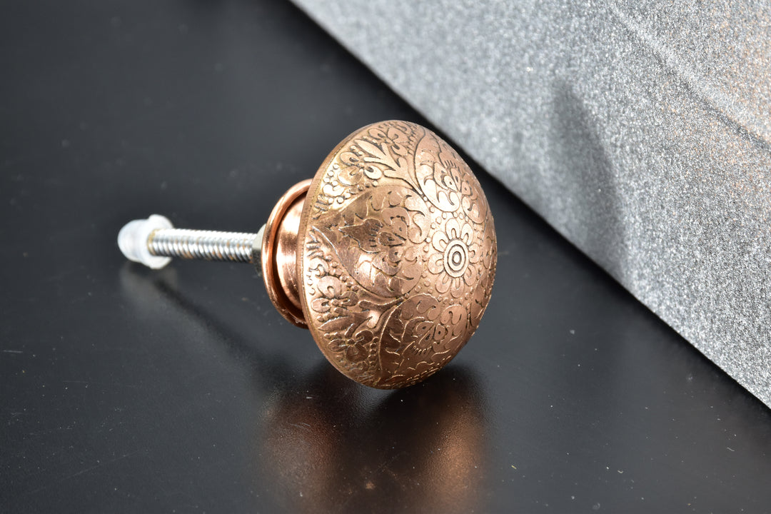 Mughal Brass Round Cabinet Knobs 10