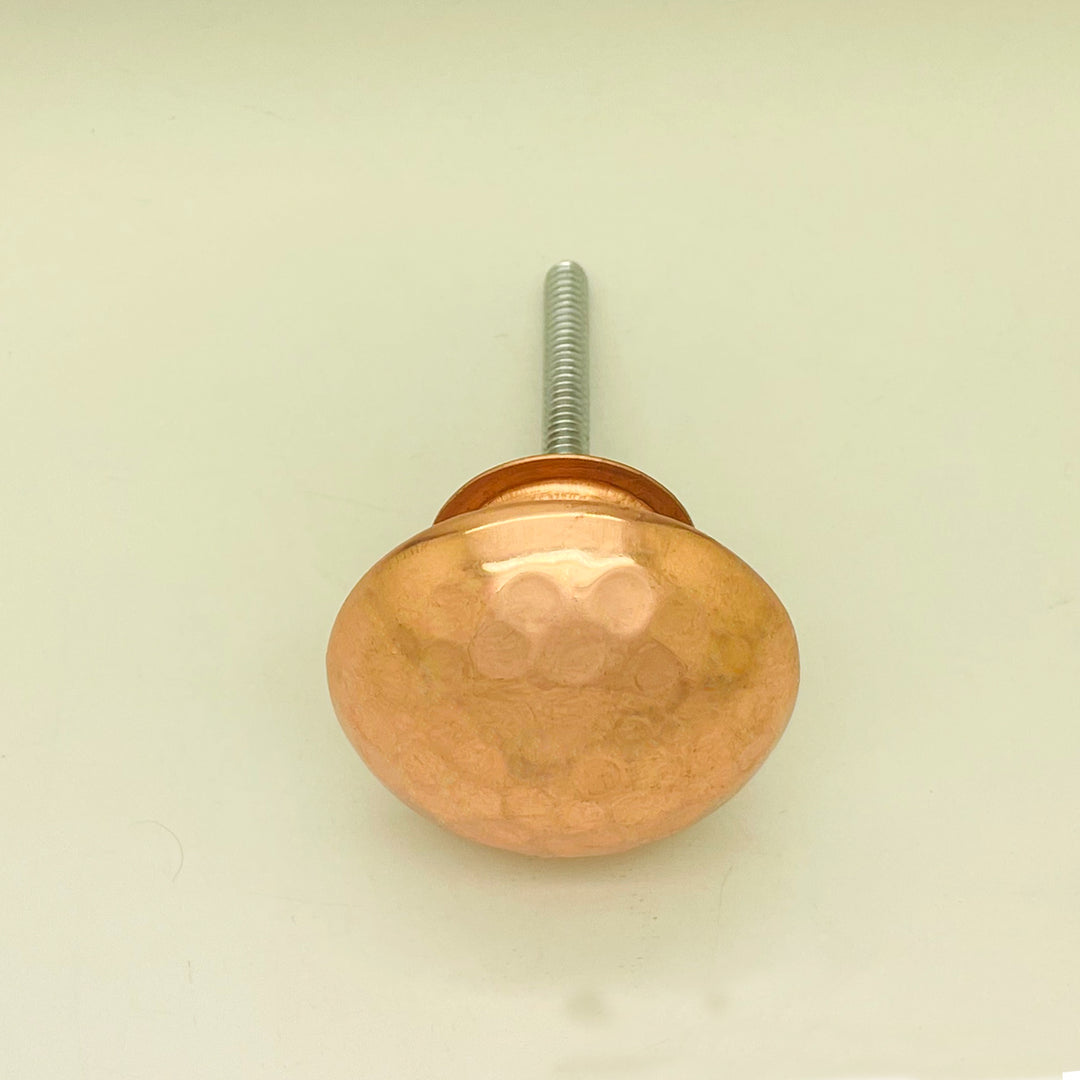 Hammered Brass Matte Finish Cabinet Knobs 2